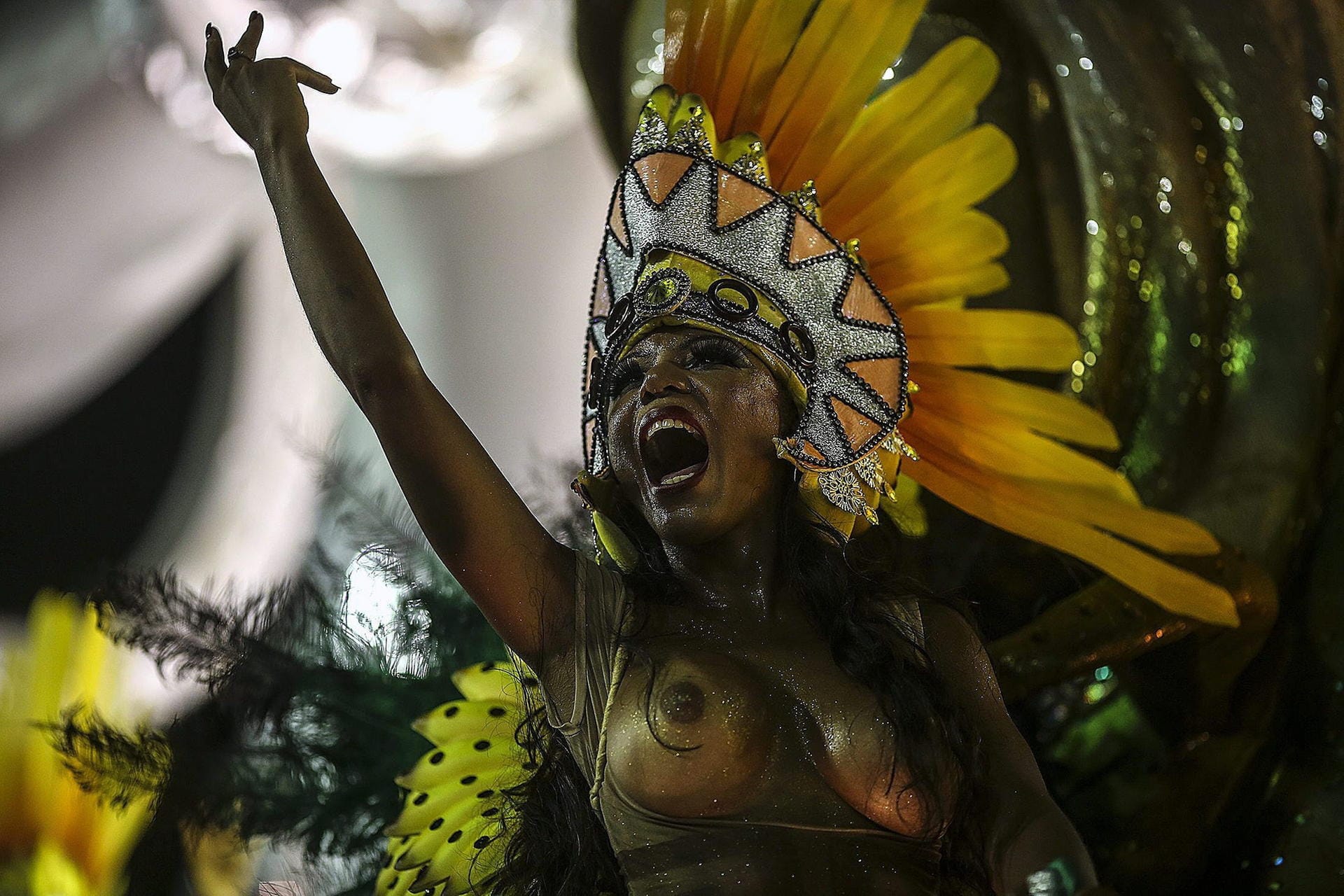 Wirtschaftlich geht es Brasilien nicht gut, dazu kommt die Sorge vor dem Zika-Virus. Doch den Karneval ließen sich die Menschen in Rio nicht verderben.