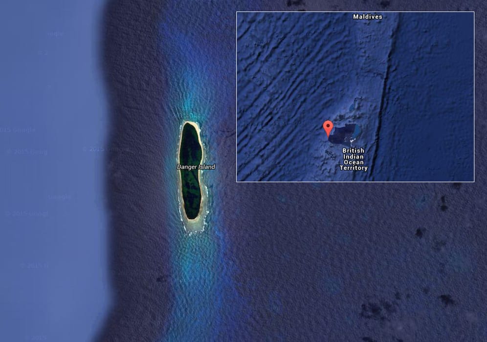 Rund 800 Kilometer südlich der Malediven liegt Danger Island. Die unbewohnte Insel ist rund zwei Kilometer lang und bietet Kokospalmen günstige Bedingungen zum Wachsen.