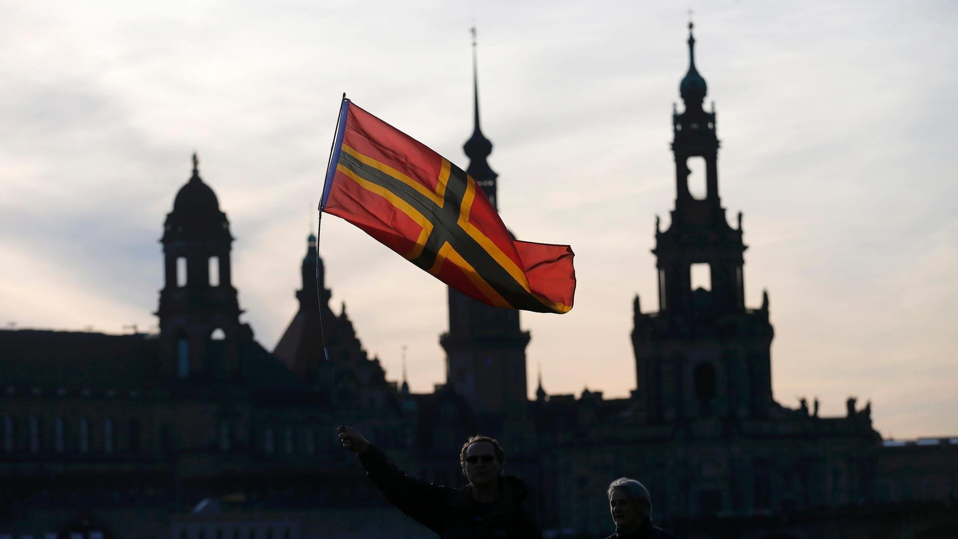 Pegida-Demonstration in Dresden.