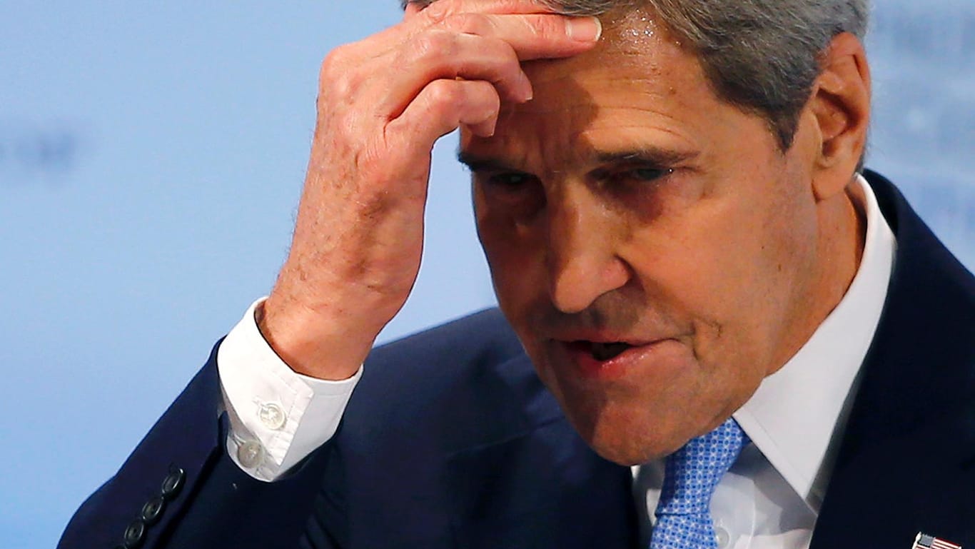 US-Außenminister John Kerry sehr besorgt über den Krieg in Syrien.
