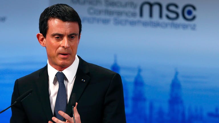 Manuel Valls bei der Münchner Sicherheitskonferenz: Frankreich will keine weiteren Flüchtlinge aufnehmen.