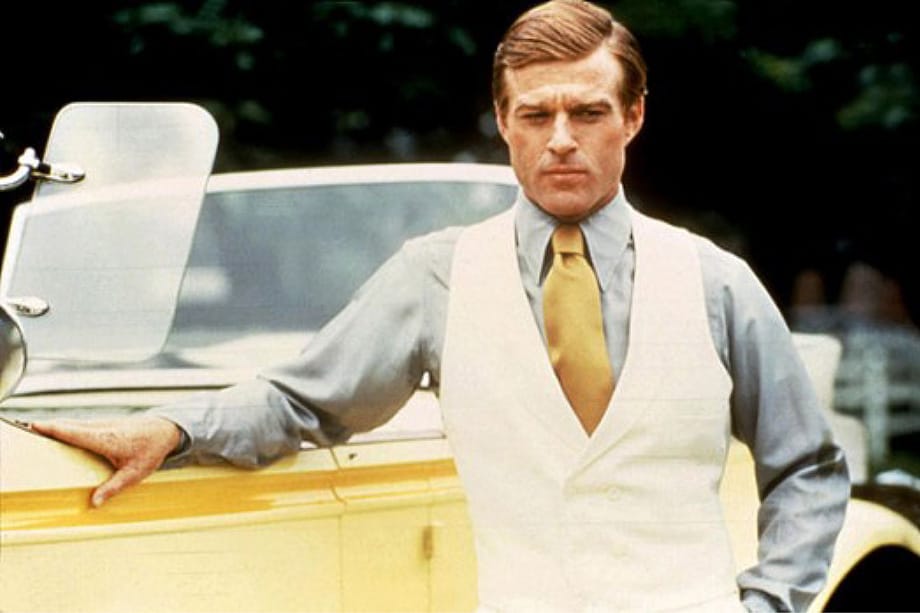 Der smarte Dandy der "Roaring 20ies": "Der Große Gatsby" wurde in der 1974-er-Filmversion von keinem geringeren als Designer Ralph Lauren eingekleidet.