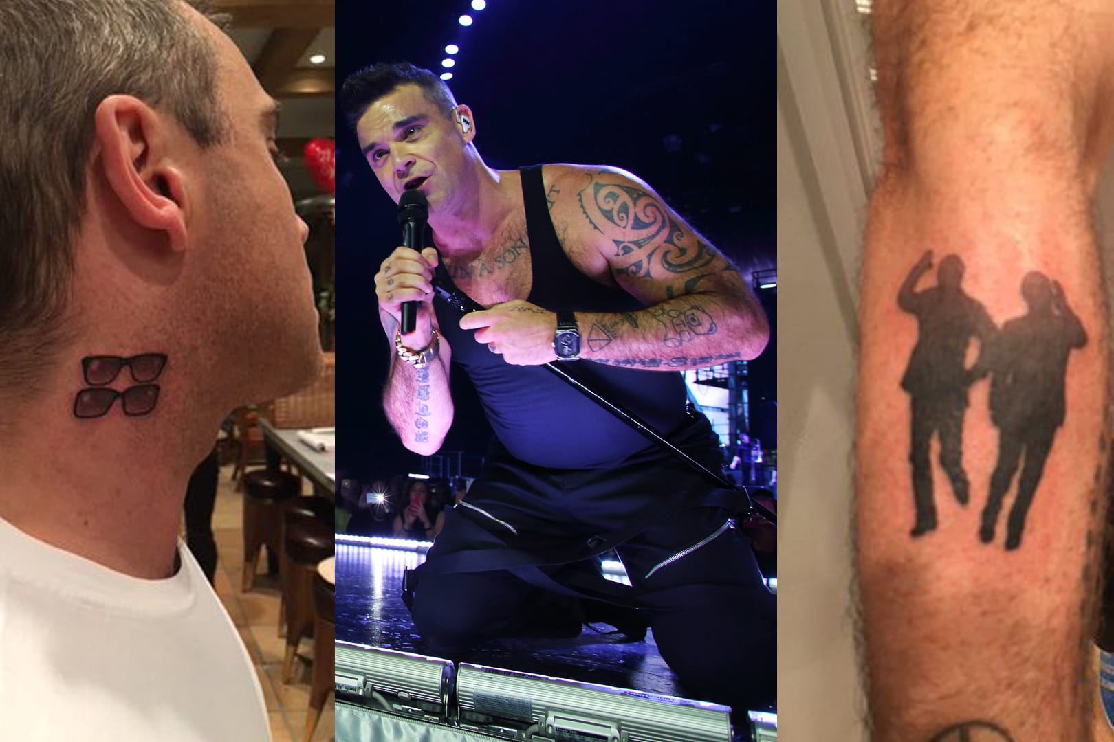 Über 20 Tattoos zieren Robbie Williams' Körper.