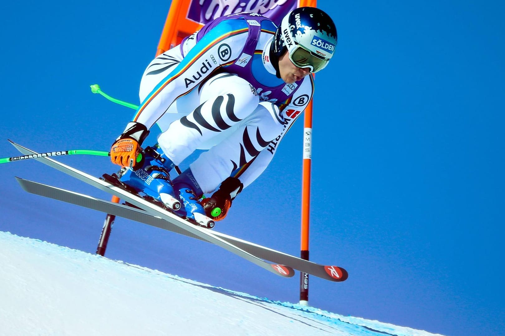 Thomas Dreßen zeigt sich in Chamonix in guter Form.