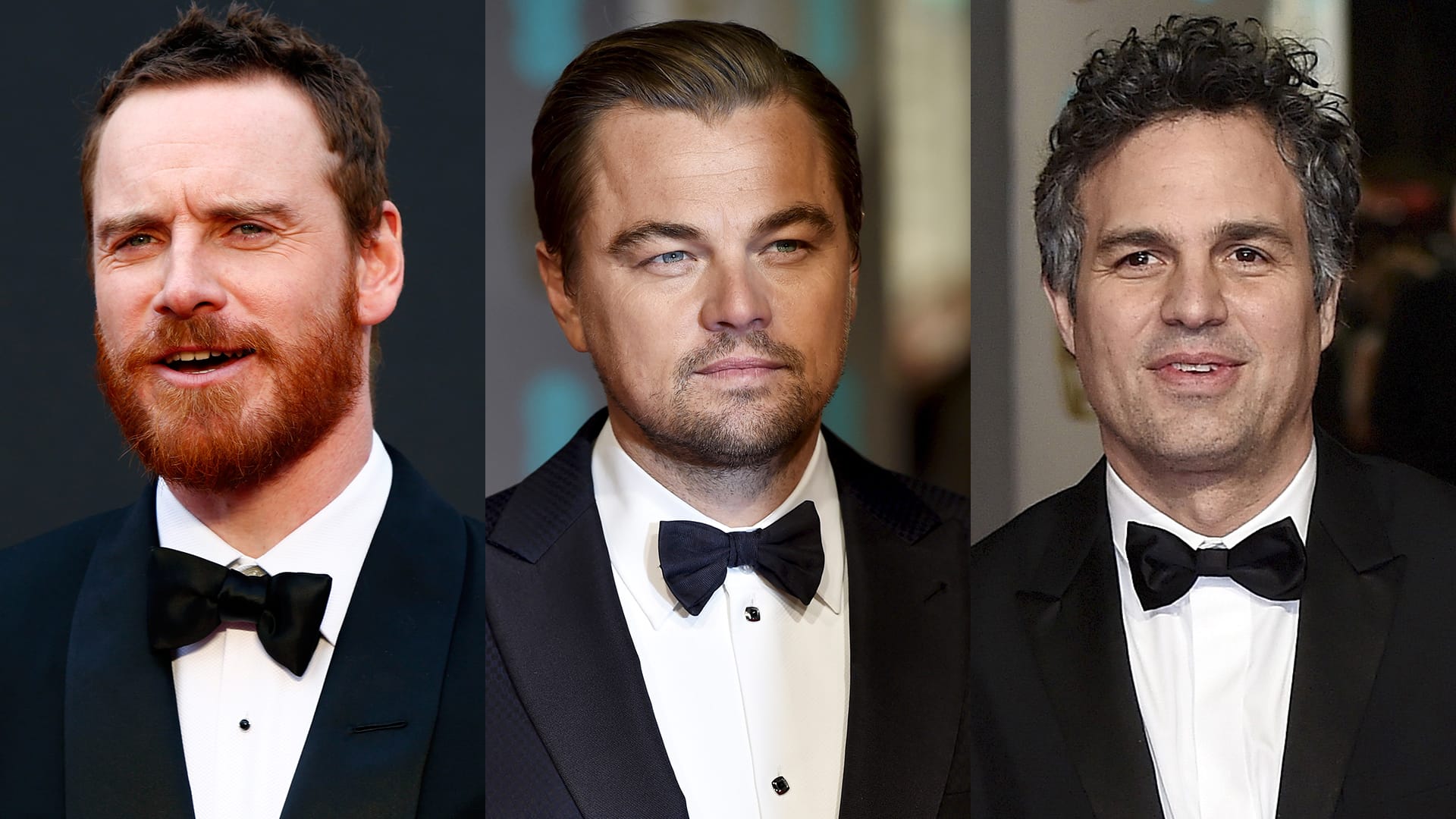 Hoffen auf ihren ersten Oscar (v.li.): Michael Fassbender, Leonardo DiCaprio und Mark Ruffalo.