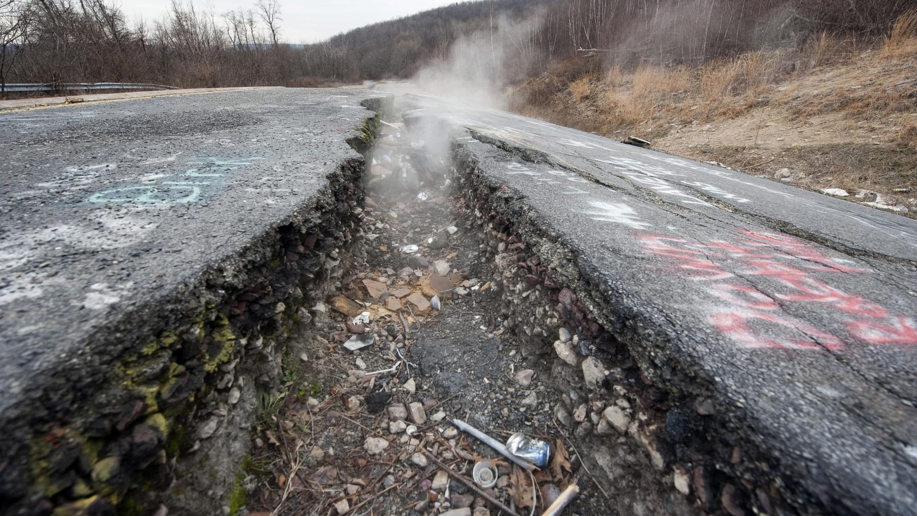 Centralia in den USA Unter diesem Ort brennt die Erde