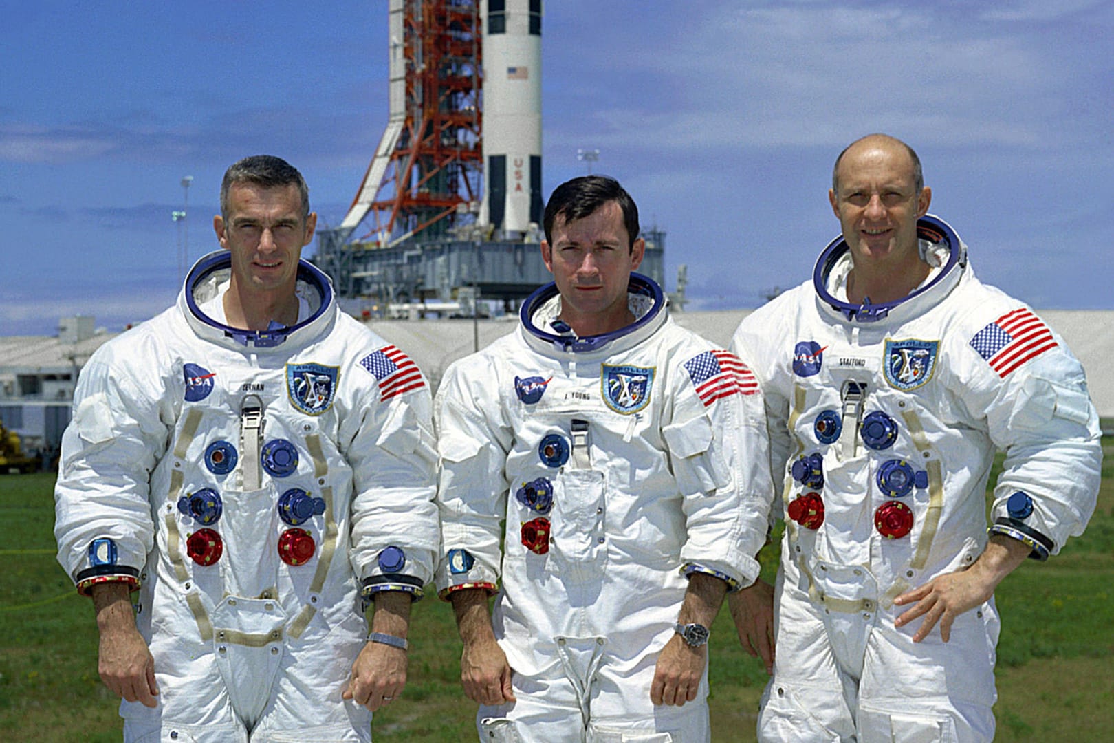 Die Astronauten Eugene A. Cernan, John W. Young und Thomas P. Stafford hörten auf ihrer Apollo-10-Mission musikähnliche Geräusche.