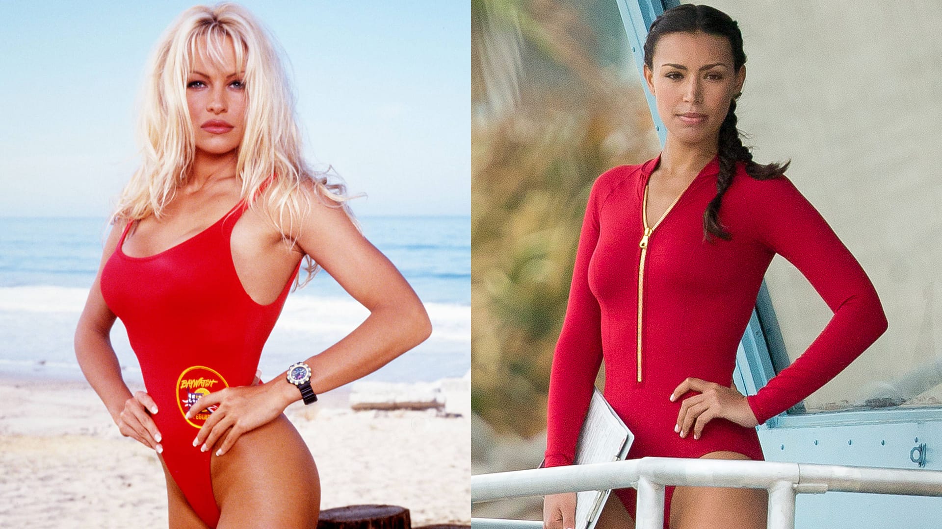 2017 kommt der "Baywatch"-Film in die Kinos. Ilfenesh Hadera ist im Vergleich zu Pamela Anderson aber deutlich züchtiger verpackt.