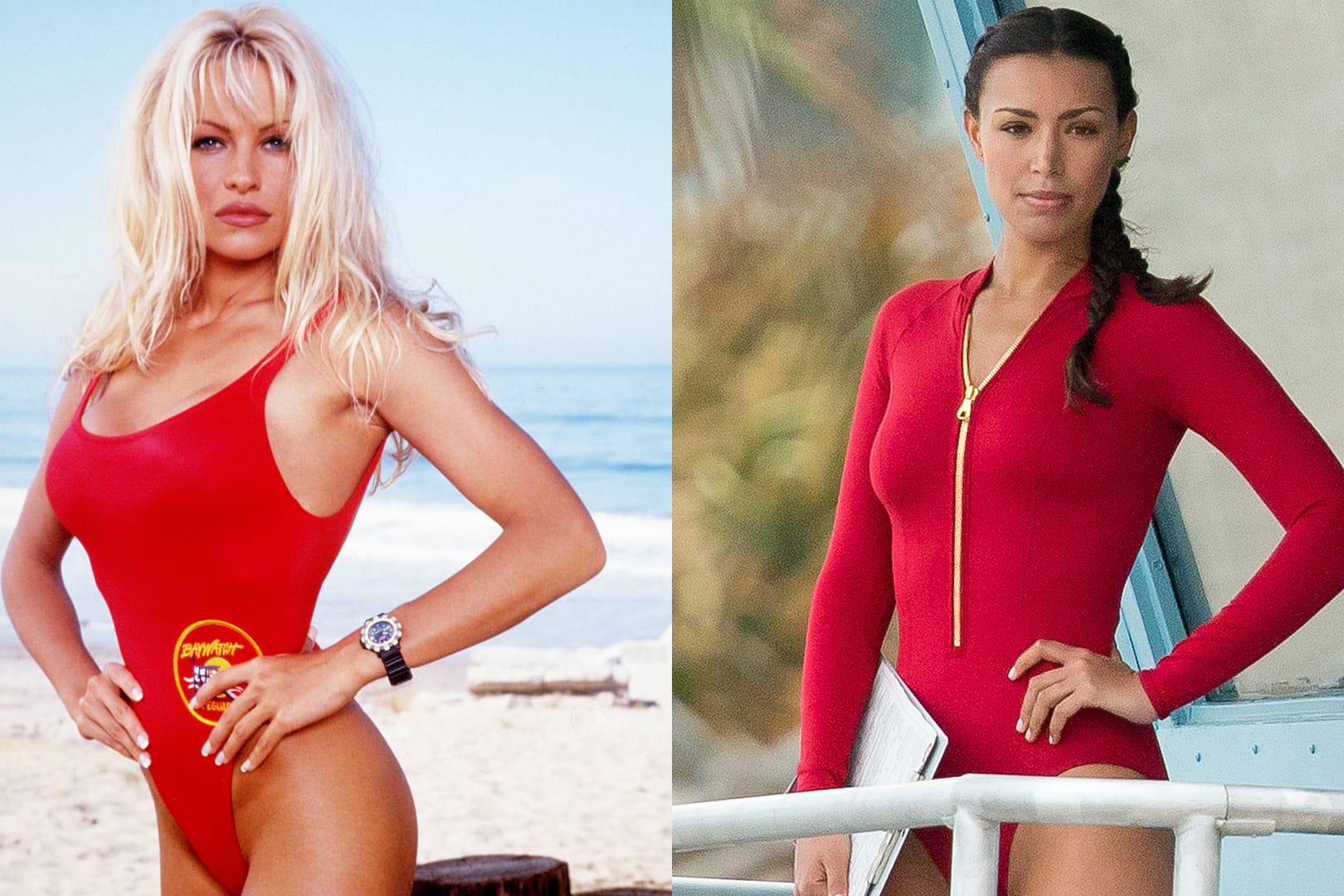 2017 kommt der "Baywatch"-Film in die Kinos. Ilfenesh Hadera ist im Vergleich zu Pamela Anderson aber deutlich züchtiger verpackt.