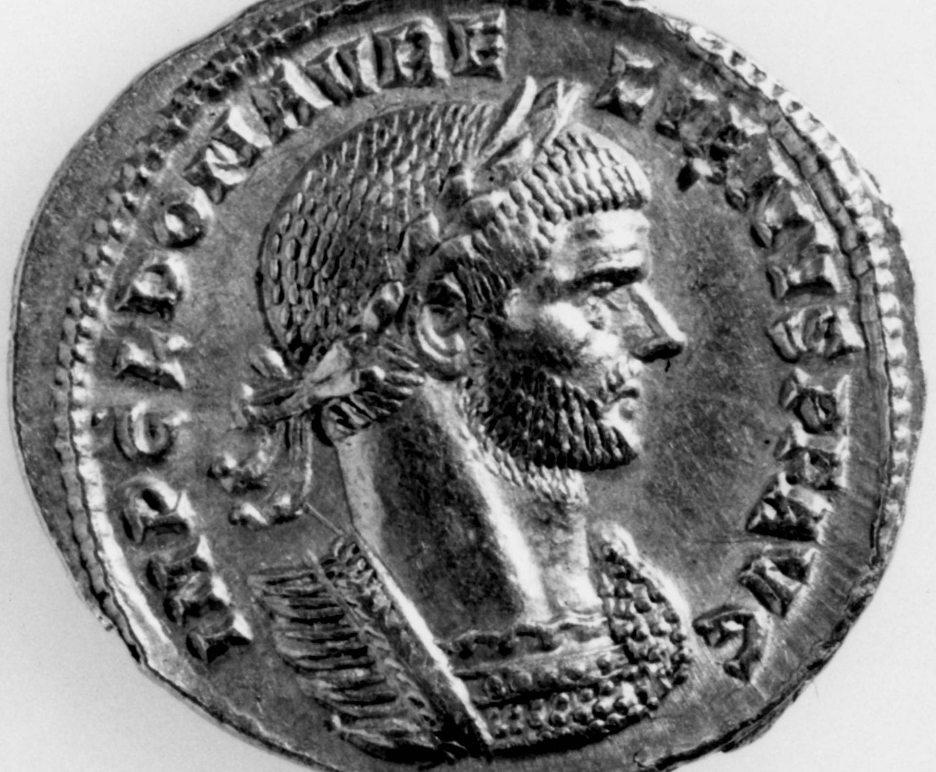 Kaiser Aurelian auf einer Münze
