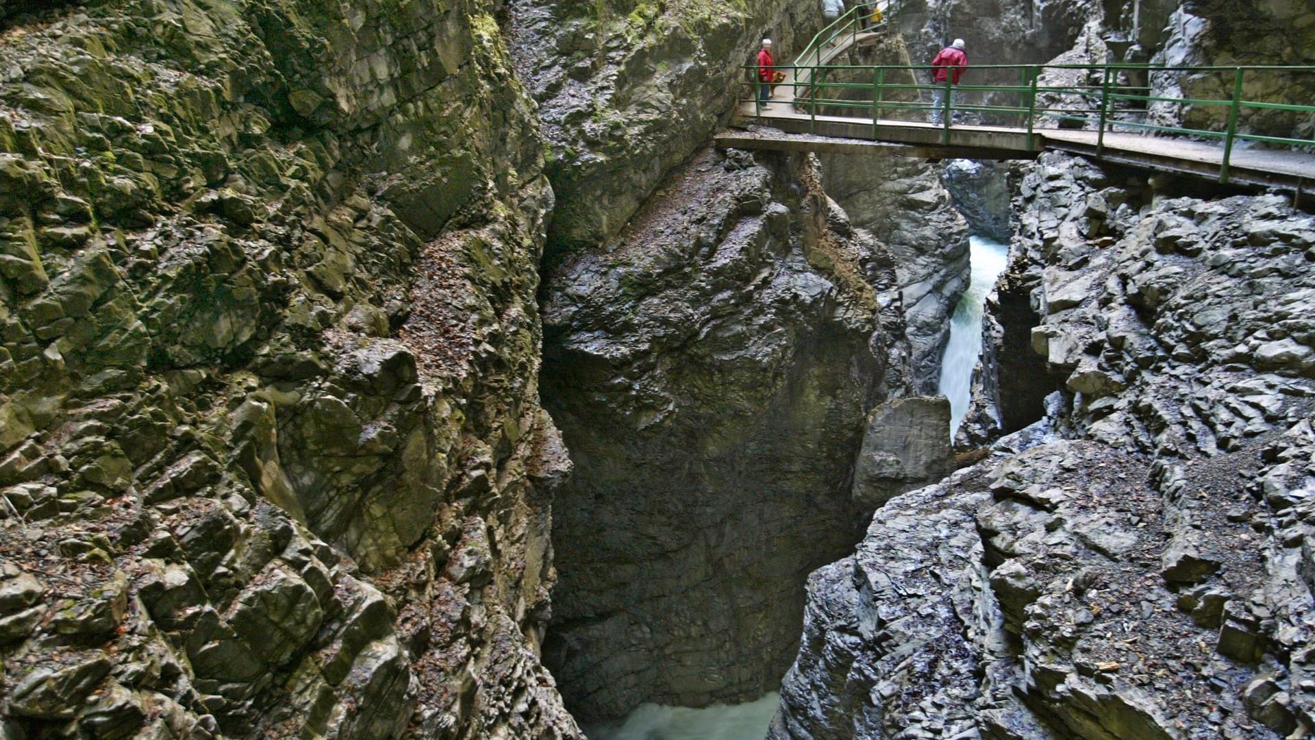 Die Breitachklamm seit 100 Jahren erschlossen.