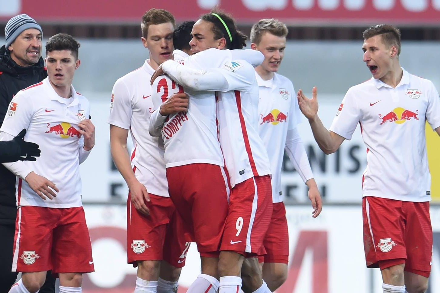 Der Aufstieg von Zweitligist RB Leipzig scheint nur noch Formsache zu sein.