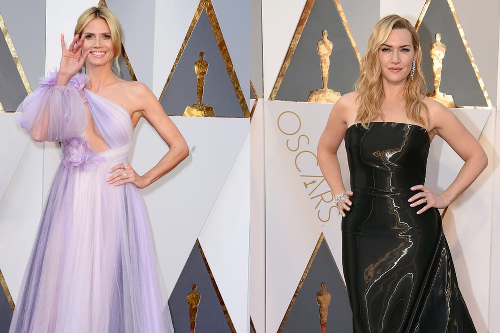 Heidi Klum und Kate Winslet gehörten definitiv nicht zu den Gewinnern, was die Outfitwahl betraf.