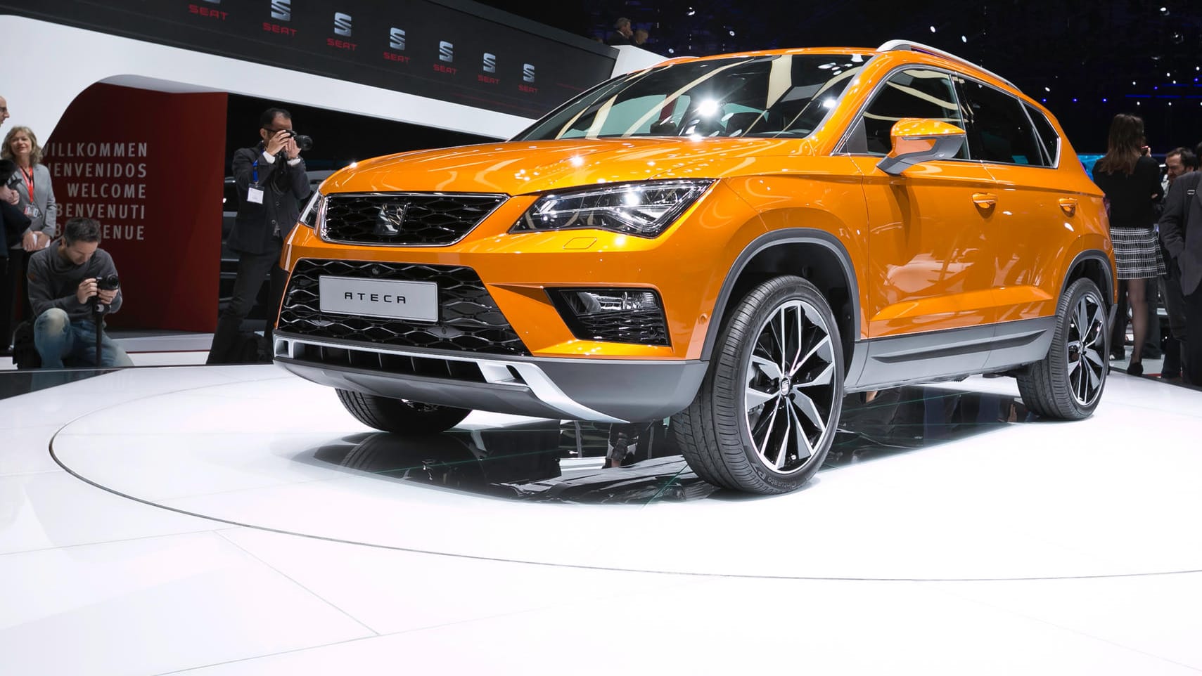 Premiere für Seats erstes SUV Ateca in Genf.