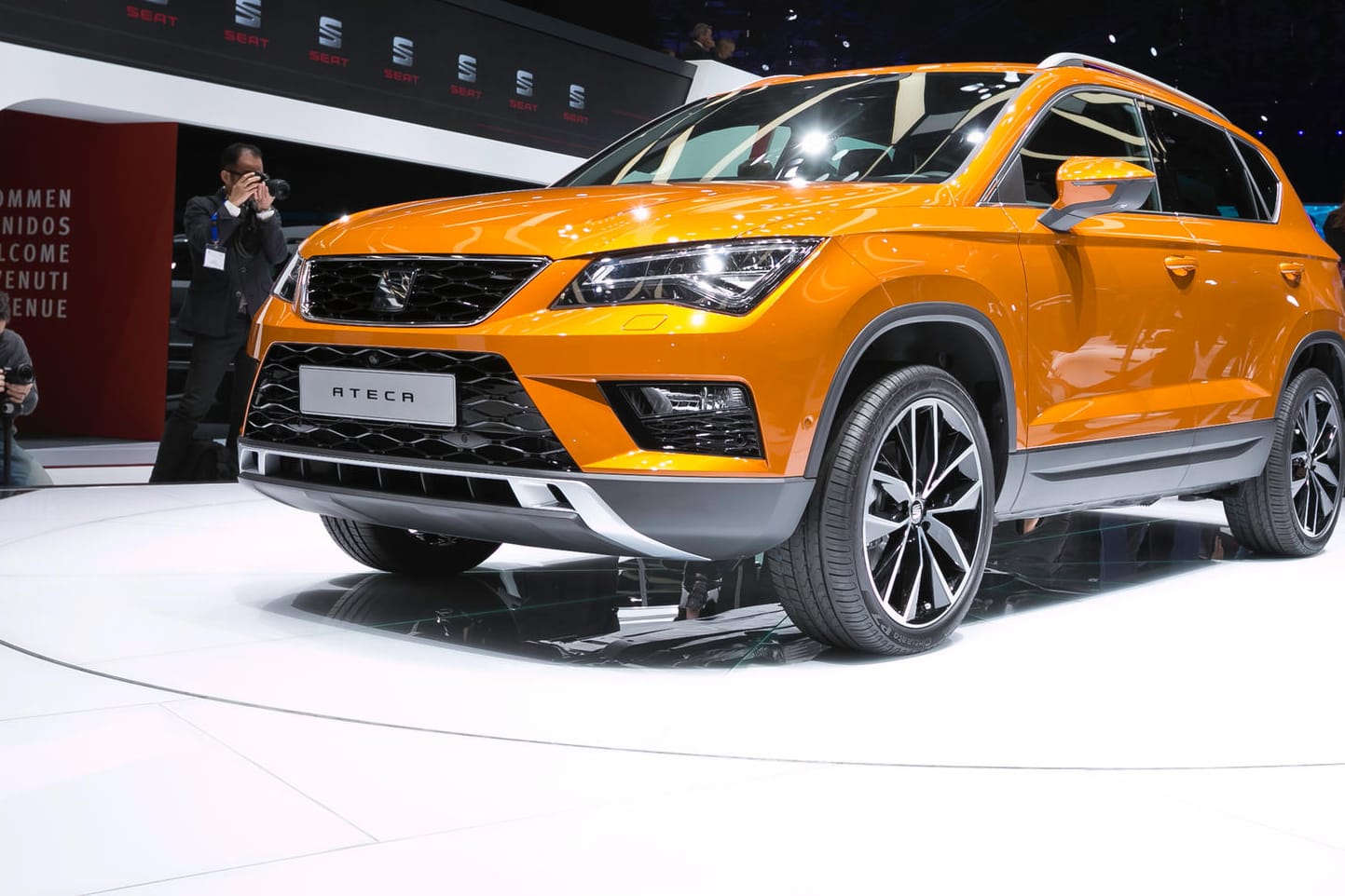 Premiere für Seats erstes SUV Ateca in Genf.