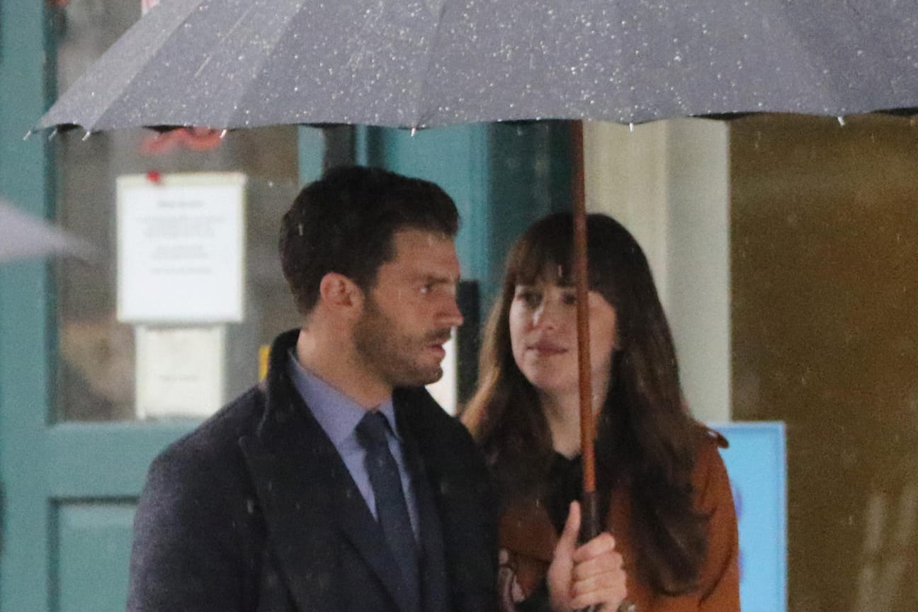 Dakota Johnson und Jamie Dornan stehen in Vancouver für "Fifty Shades Darker" vor der Kamera.