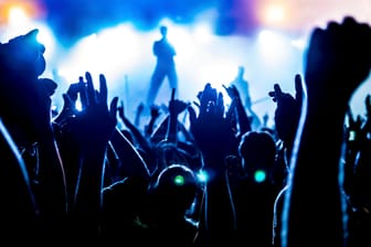 Feiernde Menge bei einem Konzert: Ein Konzert hin und wieder schadet in der Regel nicht – Ohrstöpsel sollte man trotzdem tragen.