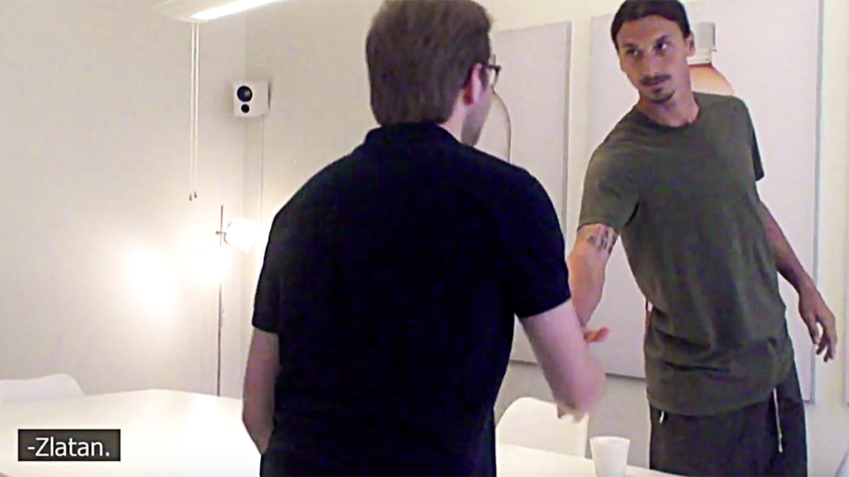 Was für ein Schock: ein Vorstellungsgespräch bei Zlatan Ibrahimovic. Was für ein Schock: ein Vorstellungsgespräch bei Zlatan Ibrahimovic.
