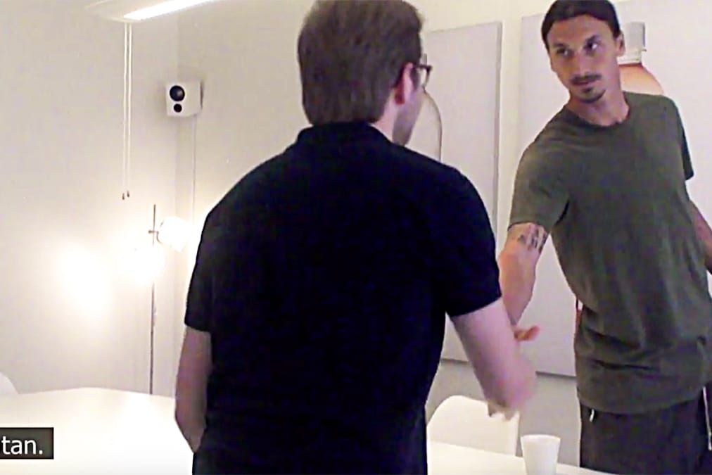 Was für ein Schock: ein Vorstellungsgespräch bei Zlatan Ibrahimovic.