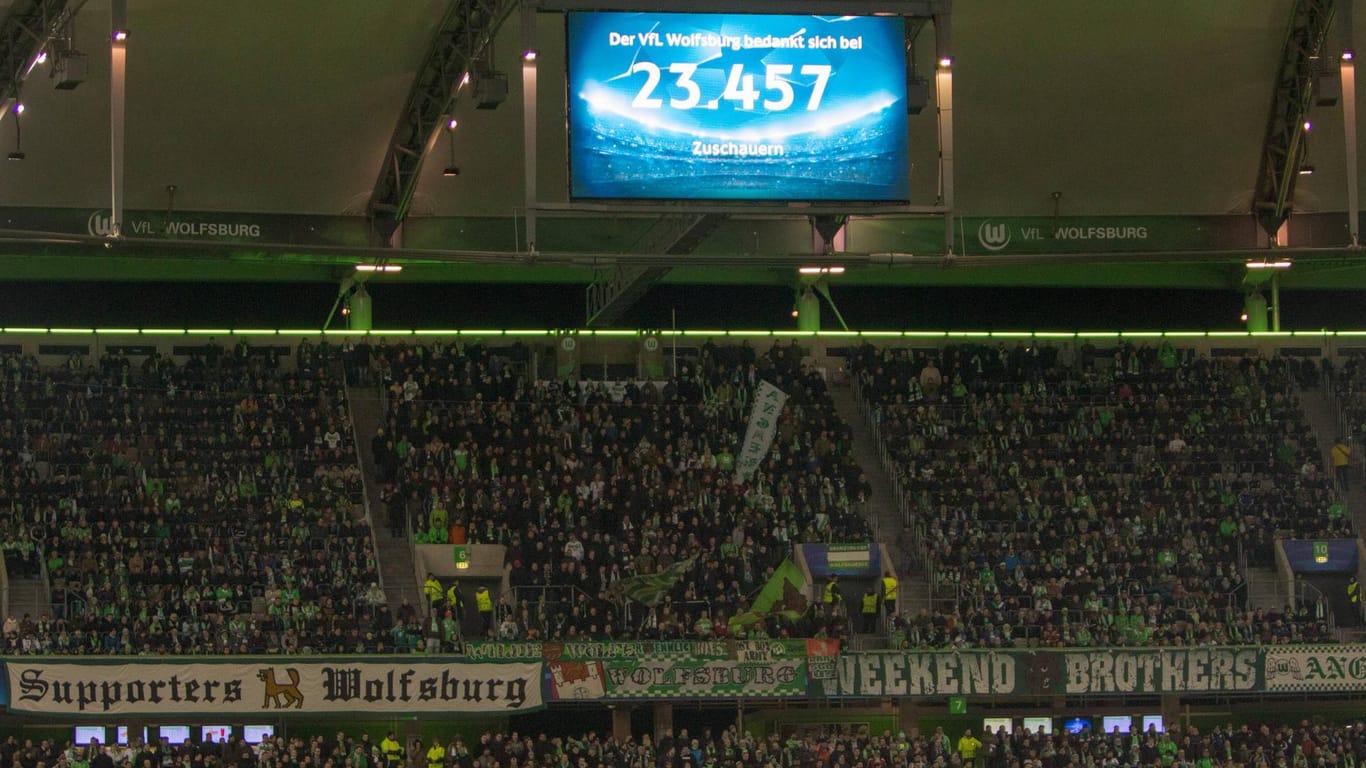Das Champions-League-Achtelfinale zwischen Wolfsburg und Gent ist nicht ausverkauft.