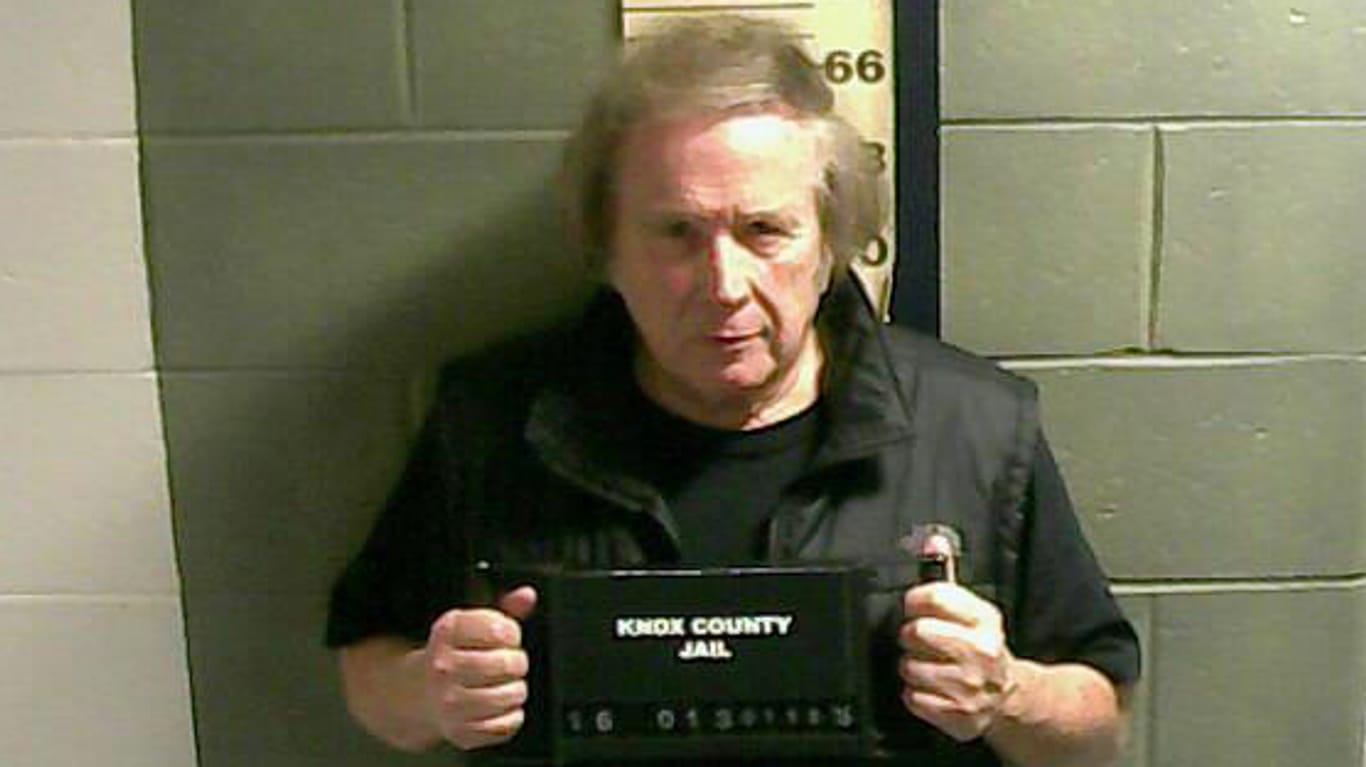 Don McLean bei seiner Festnahme im Januar 2016.