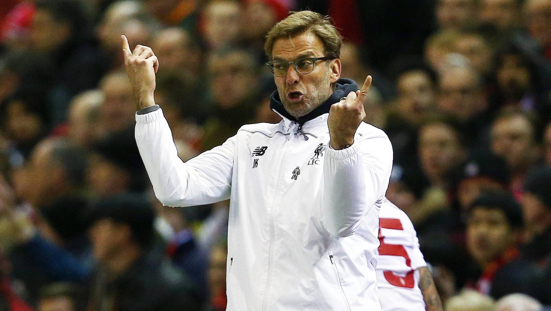 Jürgen Klopp hat nach dem Sieg gegen Manchester United allen Grund zu jubeln.