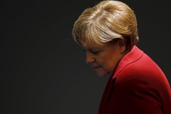 Nach dem Wahldebakel vom Sonntag angezählt? Kanzlerin Angela Merkel.