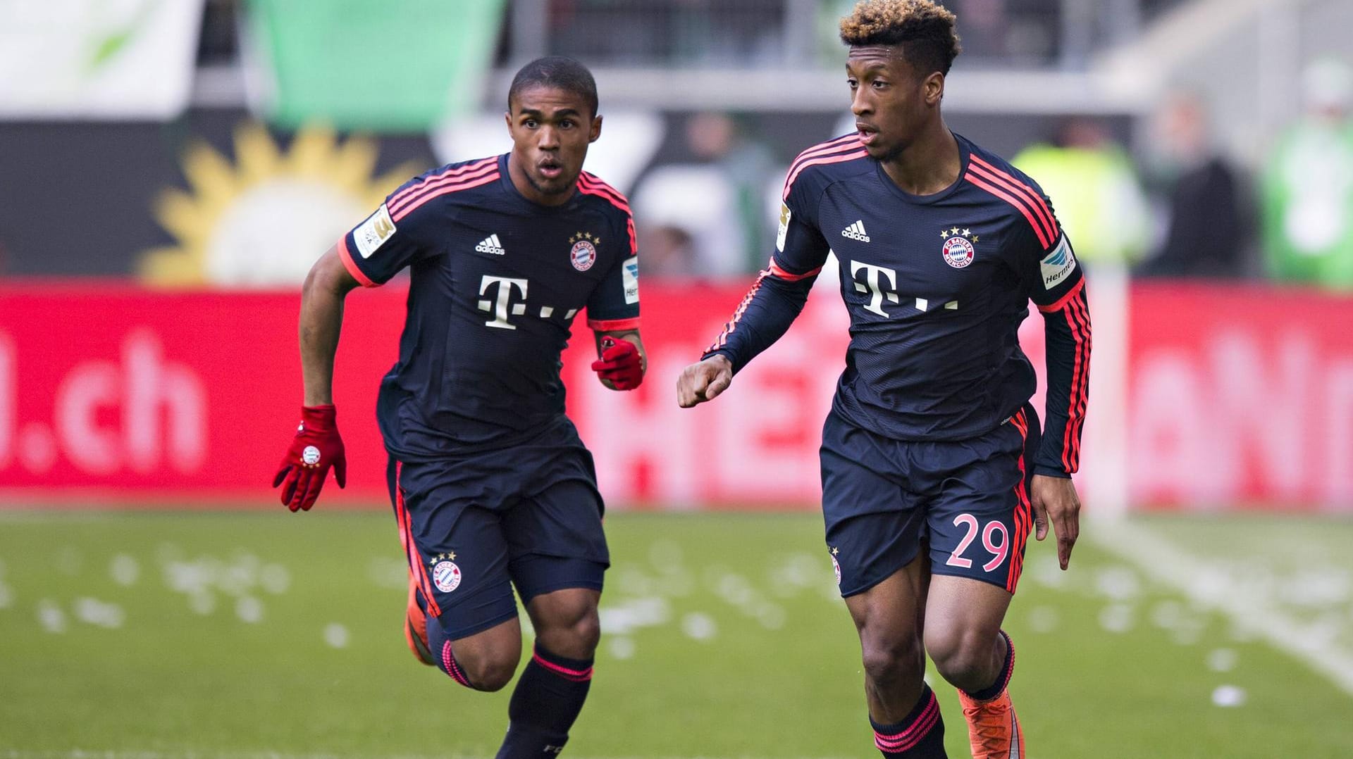 Machen Arjen Robben und Franck Ribéry auf den Flügeln Druck: Douglas Costa (li.) und Kingsley Coman.