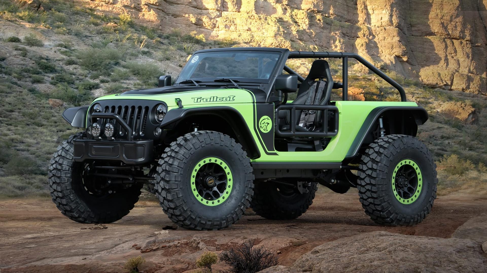 Der Jeep Trailcat ist ein Brutalo-Wrangler mit 707 PS starkem V8.