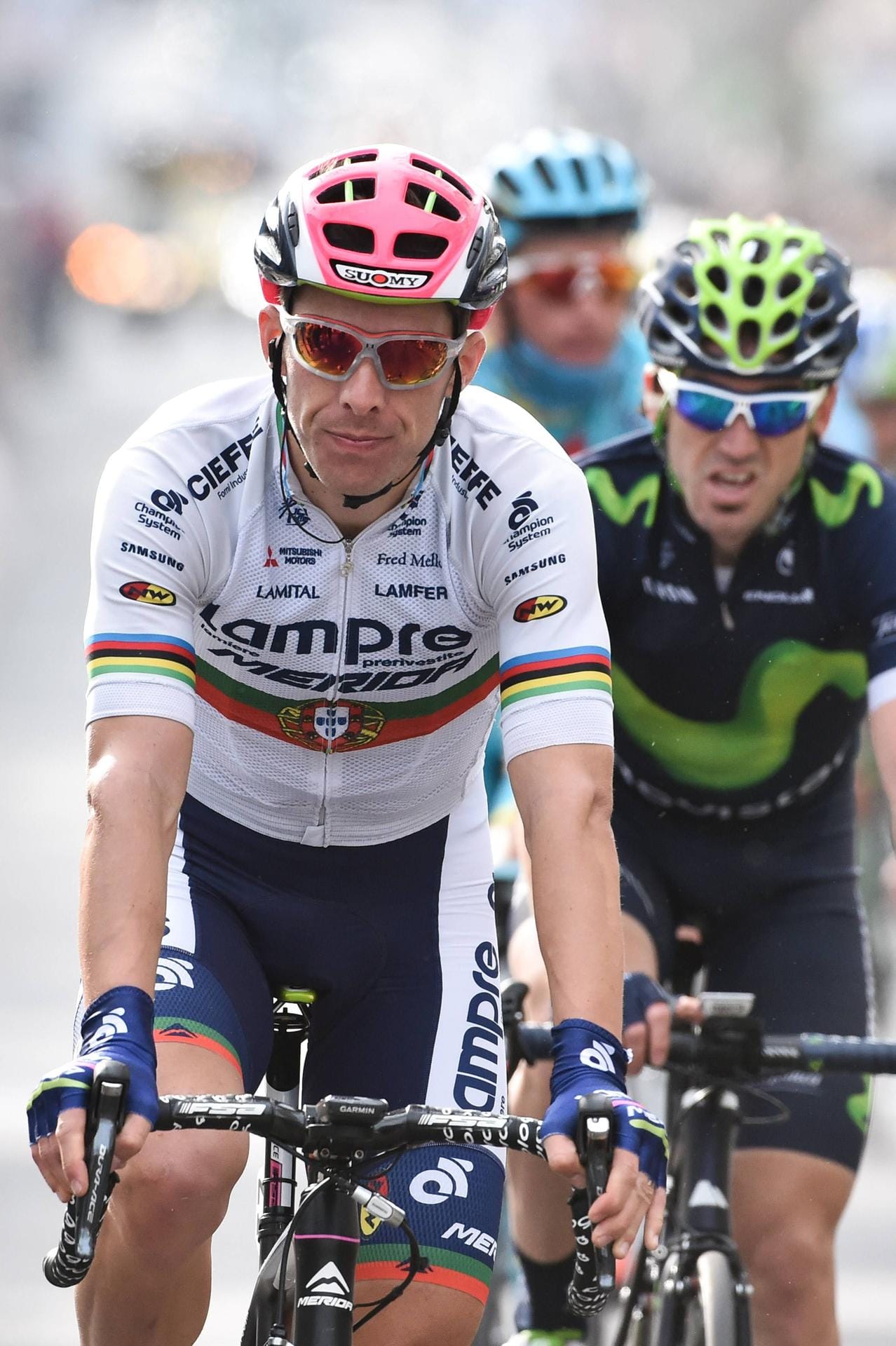 Altmeister aus Portugal: Weltmeister war Rui Costa schon, Sieger bei Rundfahren wie der Tour de Suisse ebenfalls. Kein Wunder, dass die italienische Mannschaft Lampre weiter auf den Portugiesen baut.
