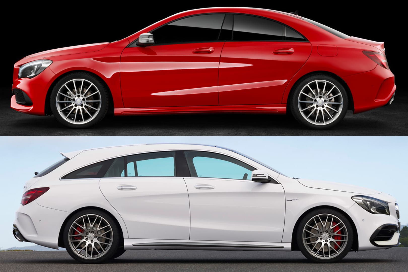 Mercedes CLA - Limousine und Shooting Brake werden aufgefrischt.