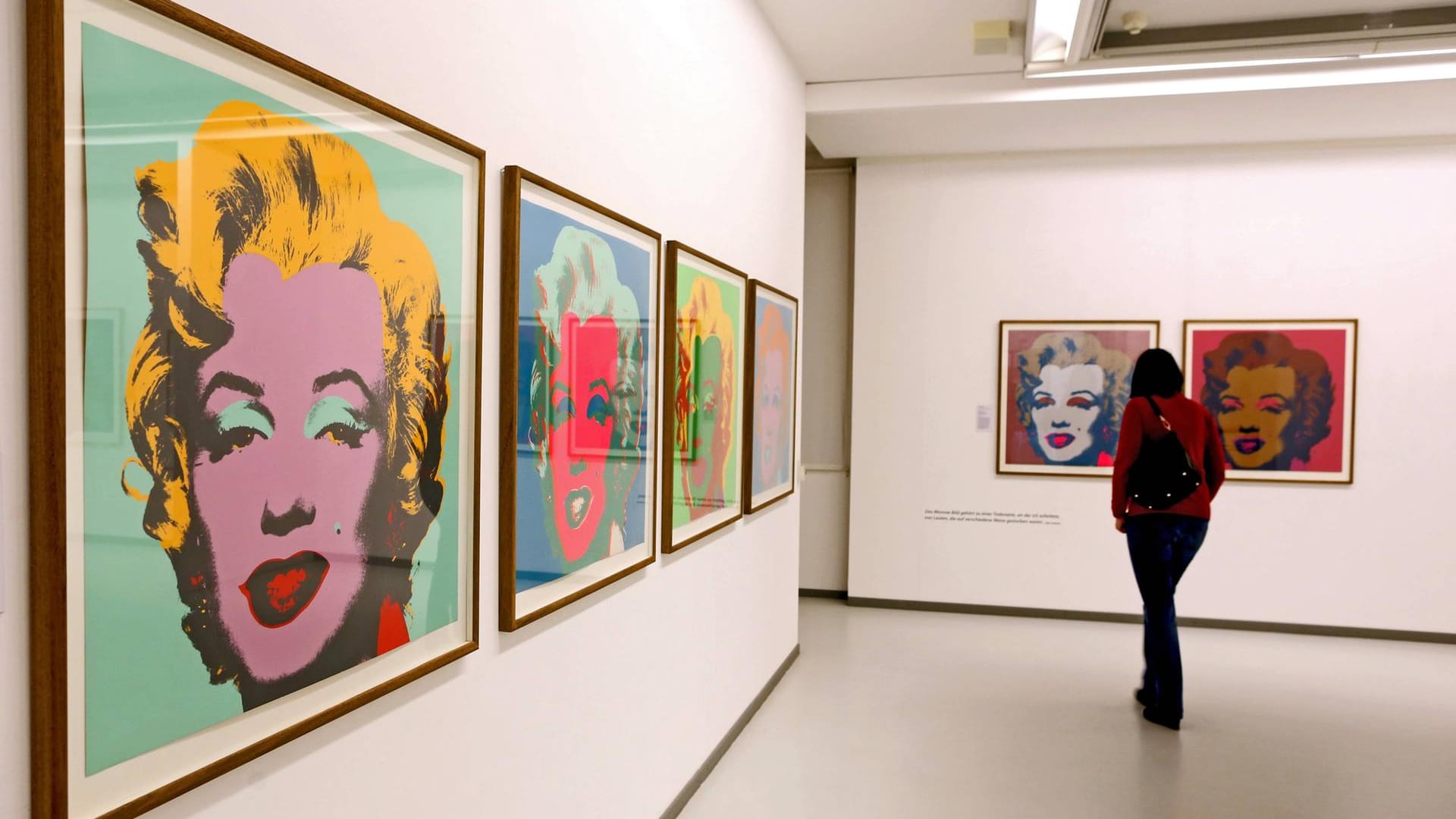 Das Marilyn-Monroe-Porträt von Andy Warhol ist ein bekanntest Motiv der Pop-Art-Epoche.