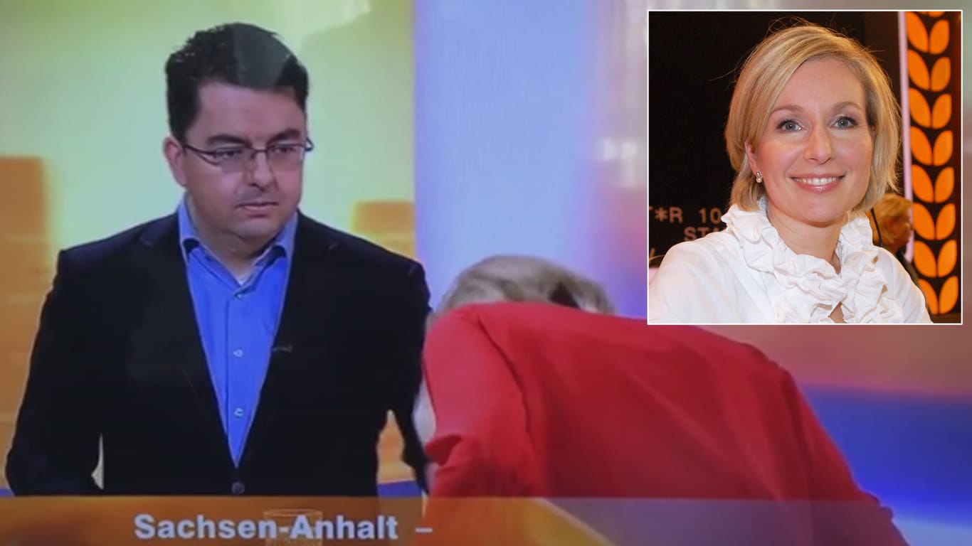 ZDF-Moderatorin Babette von Kienlin kippte am 14. März vor laufender Kamera um.