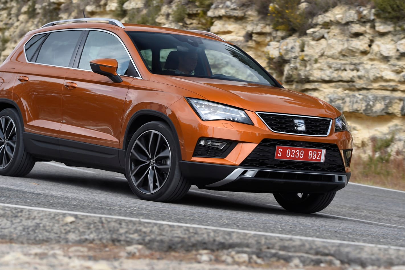 Hier ist der neue Seat Ateca unterwegs.