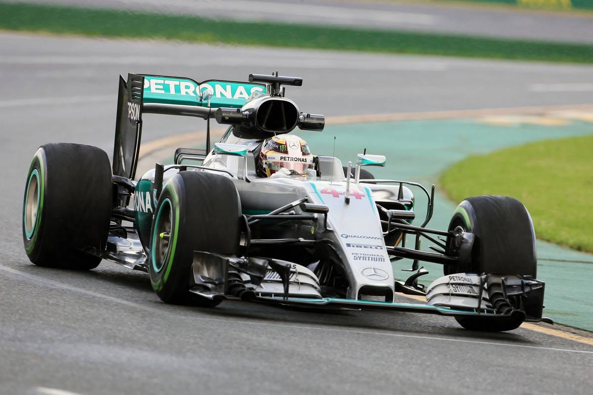 Der Weltmeister gab in den ersten beiden Trainings den Ton an: Lewis Hamilton.