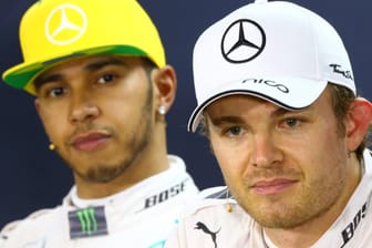Die Silberpfeil-Rivalen Lewis Hamilton (links) und Nico Rosberg: Ob der Mechaniker-Tausch Wirkung zeigt, bleibt abzuwarten.