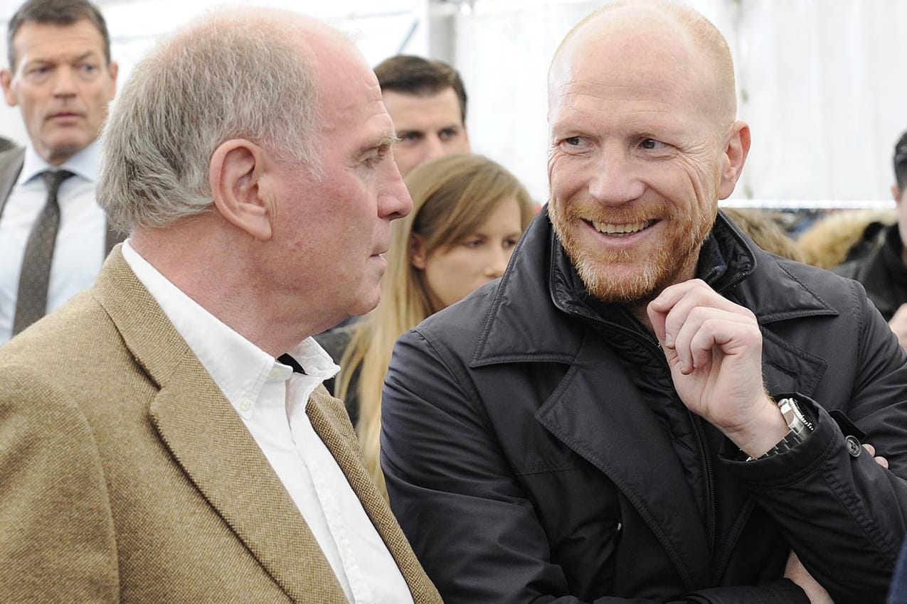 Uli Hoeneß (li.) und Matthias Sammer sollen sich in einem Telefonat ausgesprochen haben.