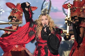 Madonna bei einem Auftritt in Berlin (2015).