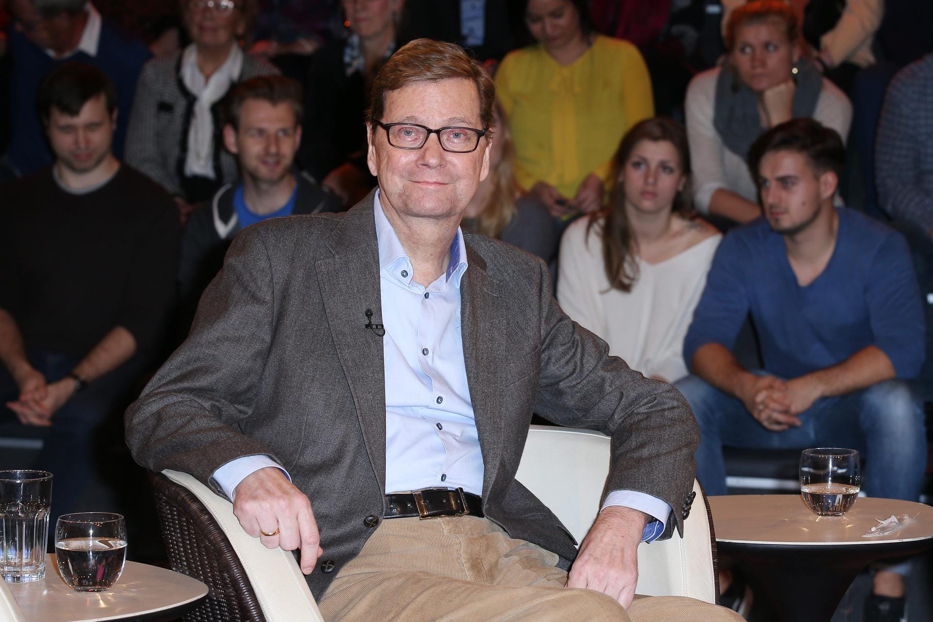 Sein letzter öffentlicher Auftritt in der ZDF Talkshow Lanz am 12.11.15 in Hamburg - Westerwelle spricht über seine Krebserkrankung und macht anderen Erkrankten Mut.