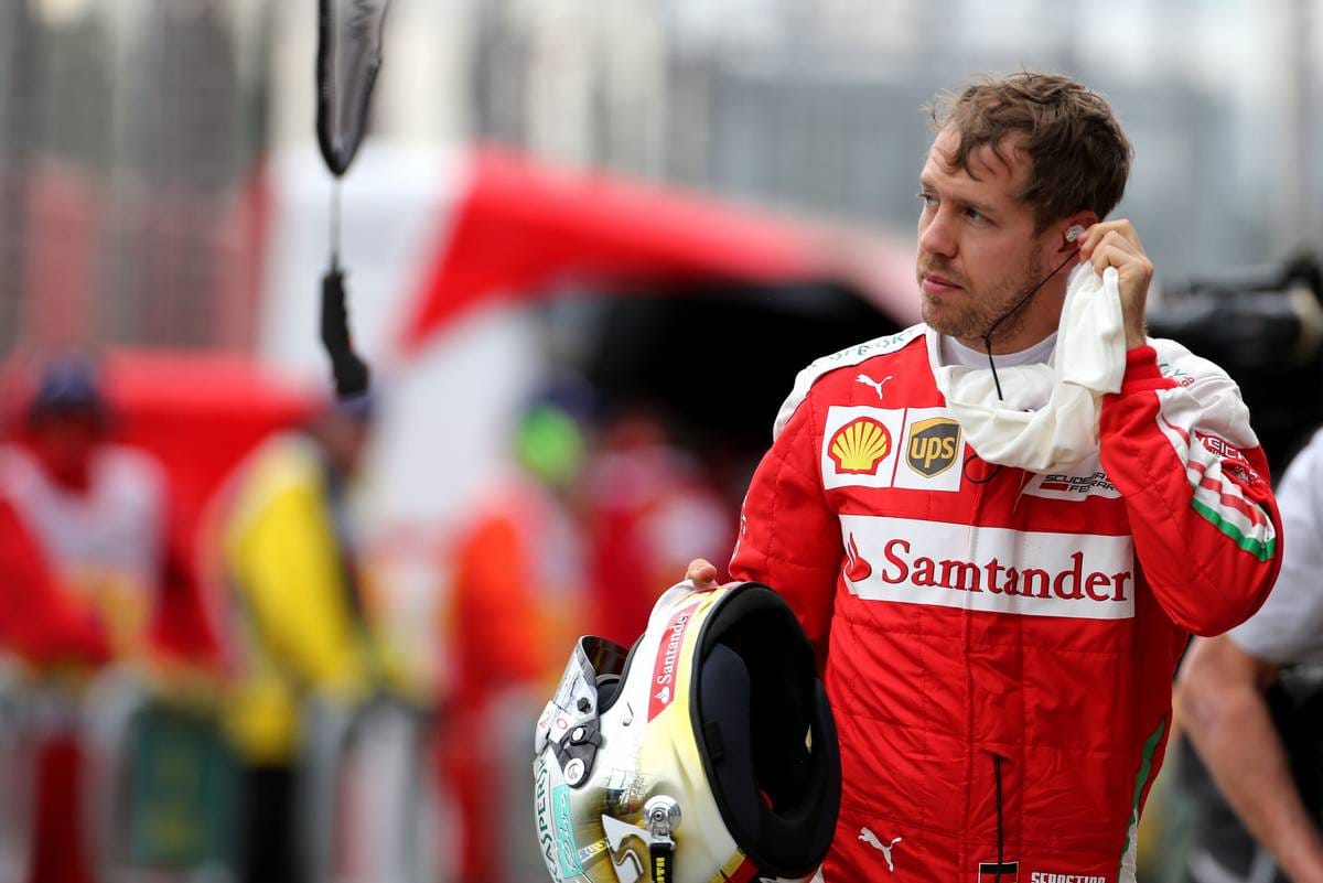 Platz drei beim Saisonauftakt: Sebastian Vettel war mit seiner Leistung zufrieden.