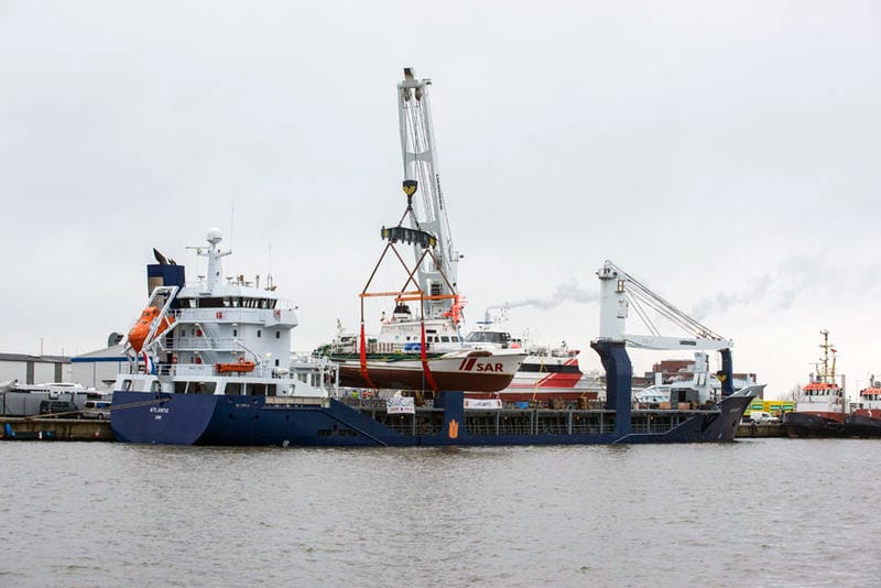 Der Seenotrettungskreuzer "Minden", den die DGzRS 2014 außer Dienst gestellt hat, wurde vom neuen Eigner zur Verfügung gestellt.