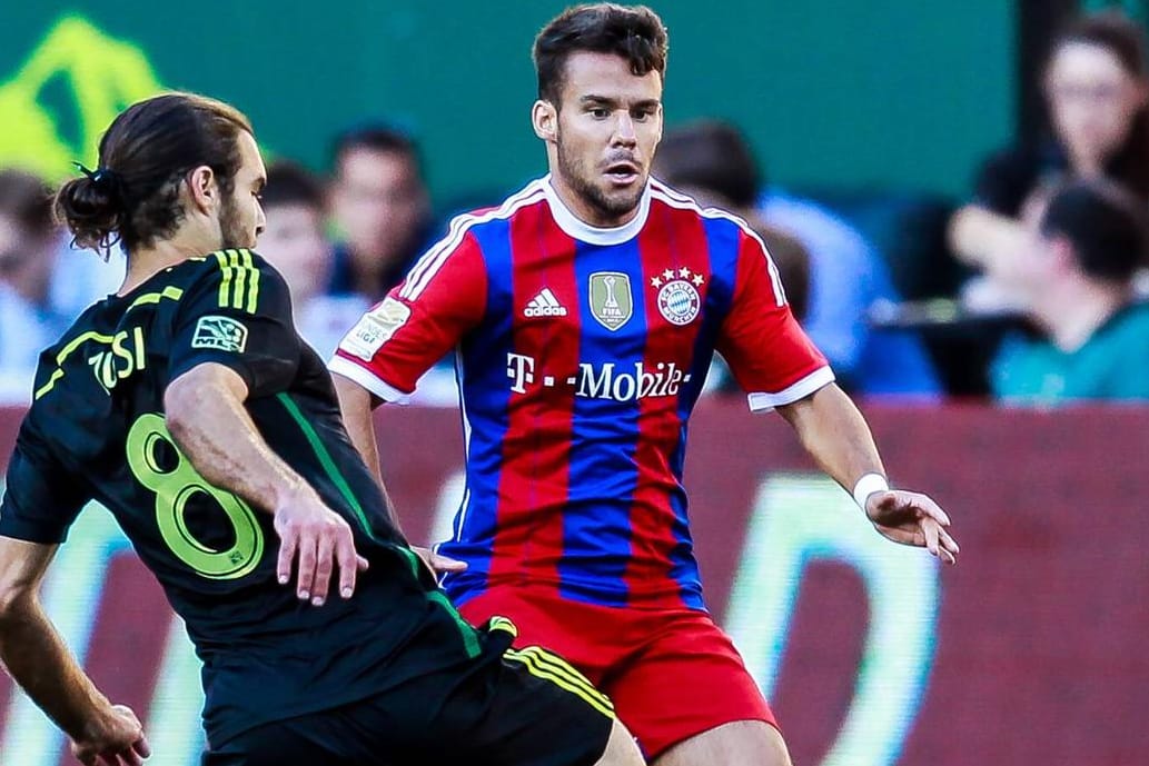 Juan Bernat (re.) im Spiel gegen eine Auswahl der Major League Soccer 2014.