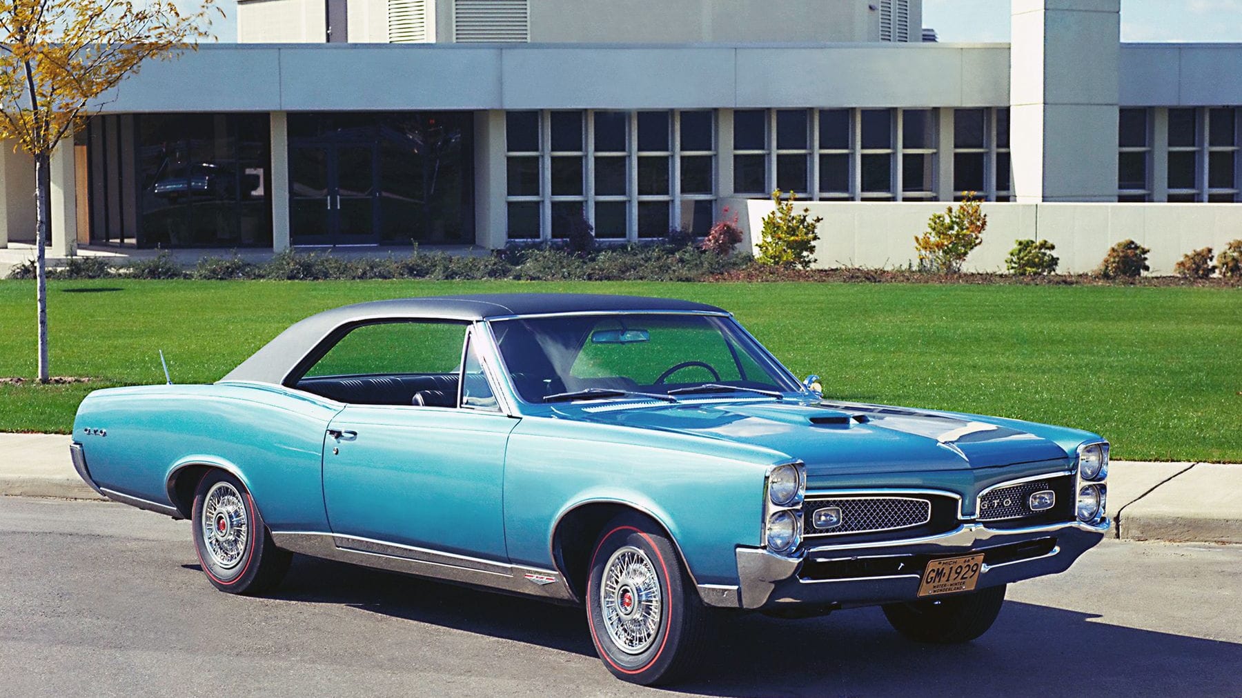 Der Pontiac GTO hat eine sehr markante Front.