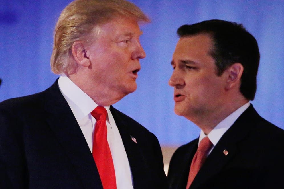 Donald Trump und Ted Cruz: Freunde werden die beiden US-Republikaner sicher nicht mehr.