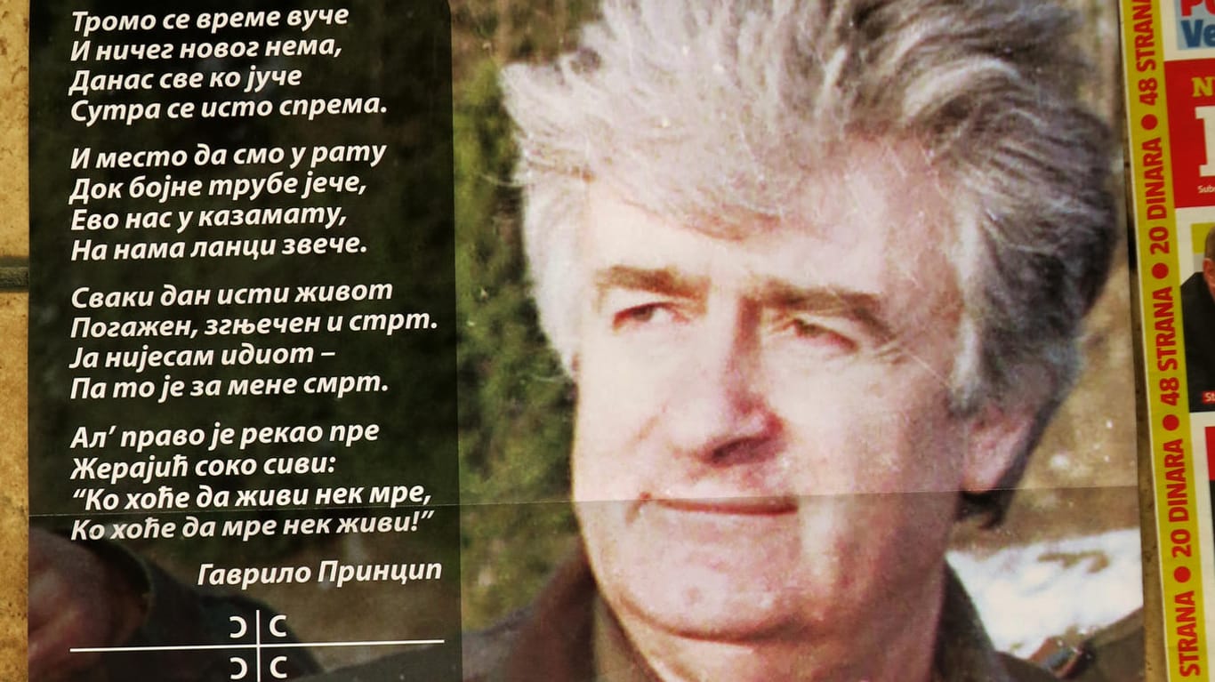 Das Karadzic-Poster der aktuellen Ausgabe von "Informer".