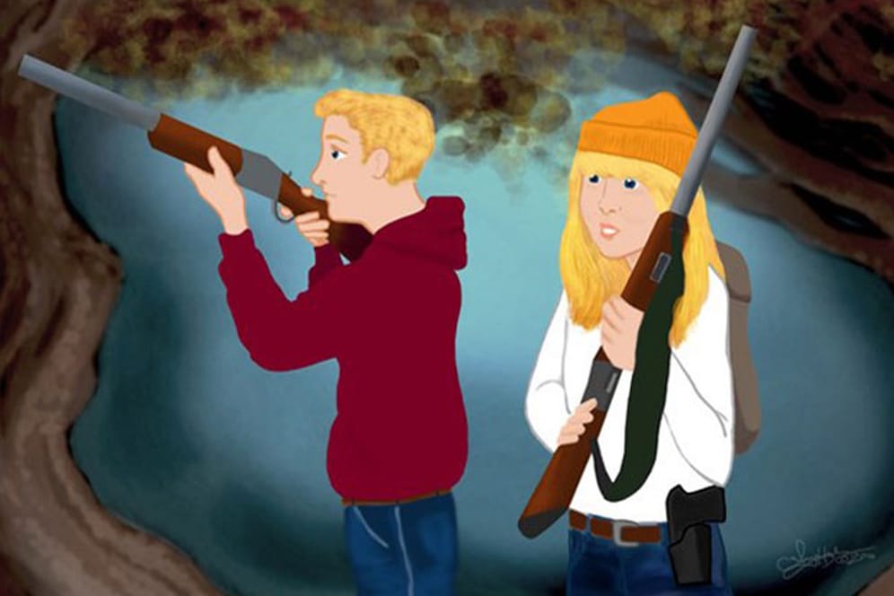 Die US-Waffenlobby NRA macht deutsche Märchenfiguren zu Schützen.