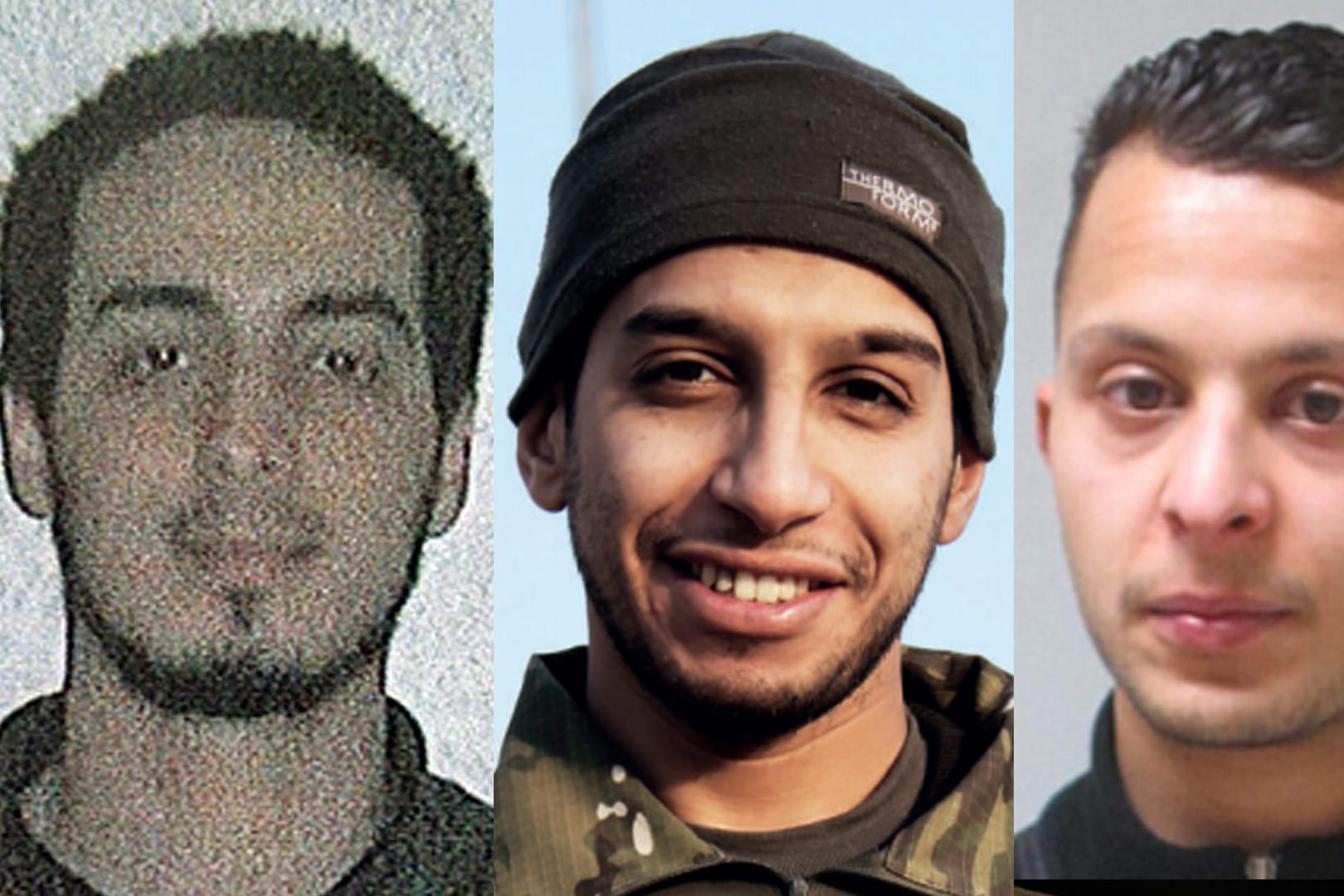 Terroristen Laachraoui, Abaaoud, Abdeslam