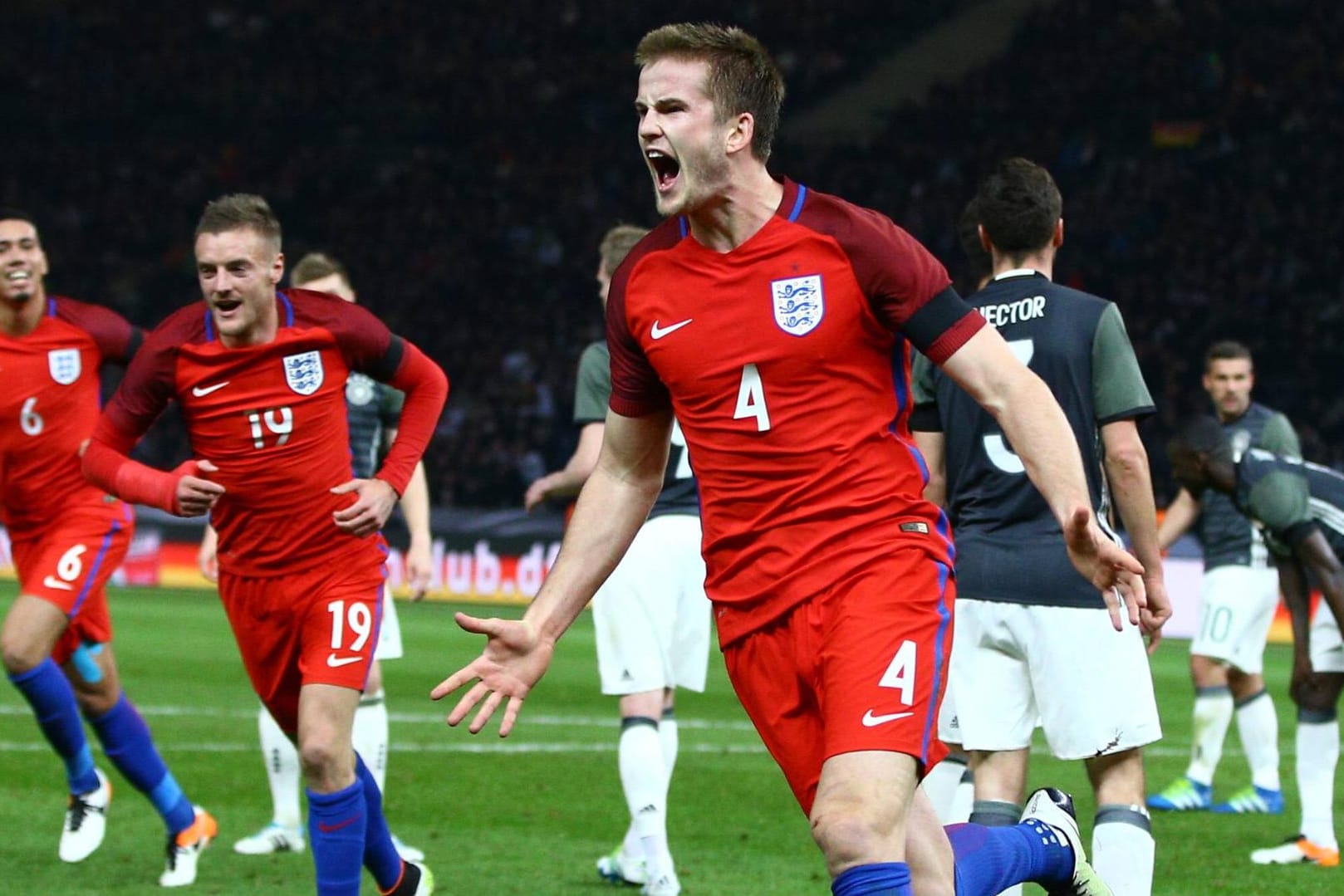 Eric Dier erzielte in der Nachspielzeit den Siegtreffer für England.