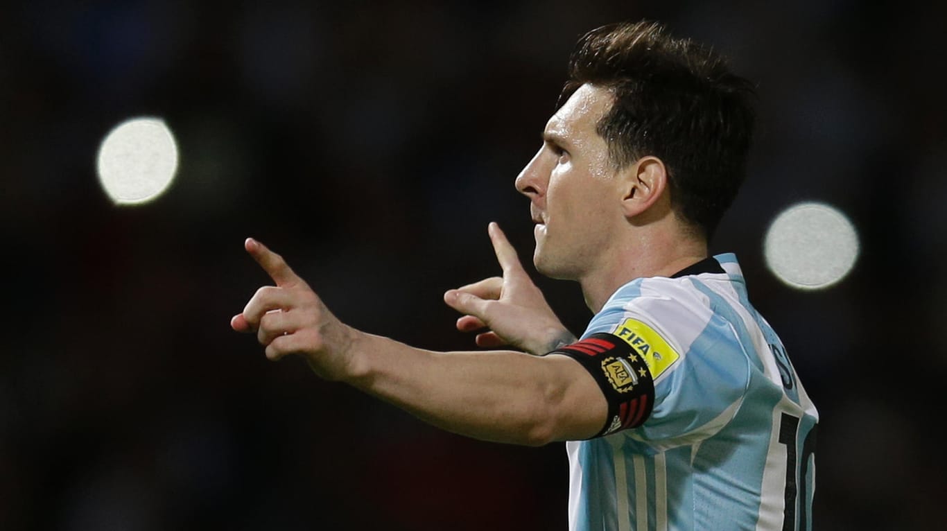 Durfte das 50. Mal über ein Länderspiel-Tor für Argentinien jubeln: Lionel Messi.