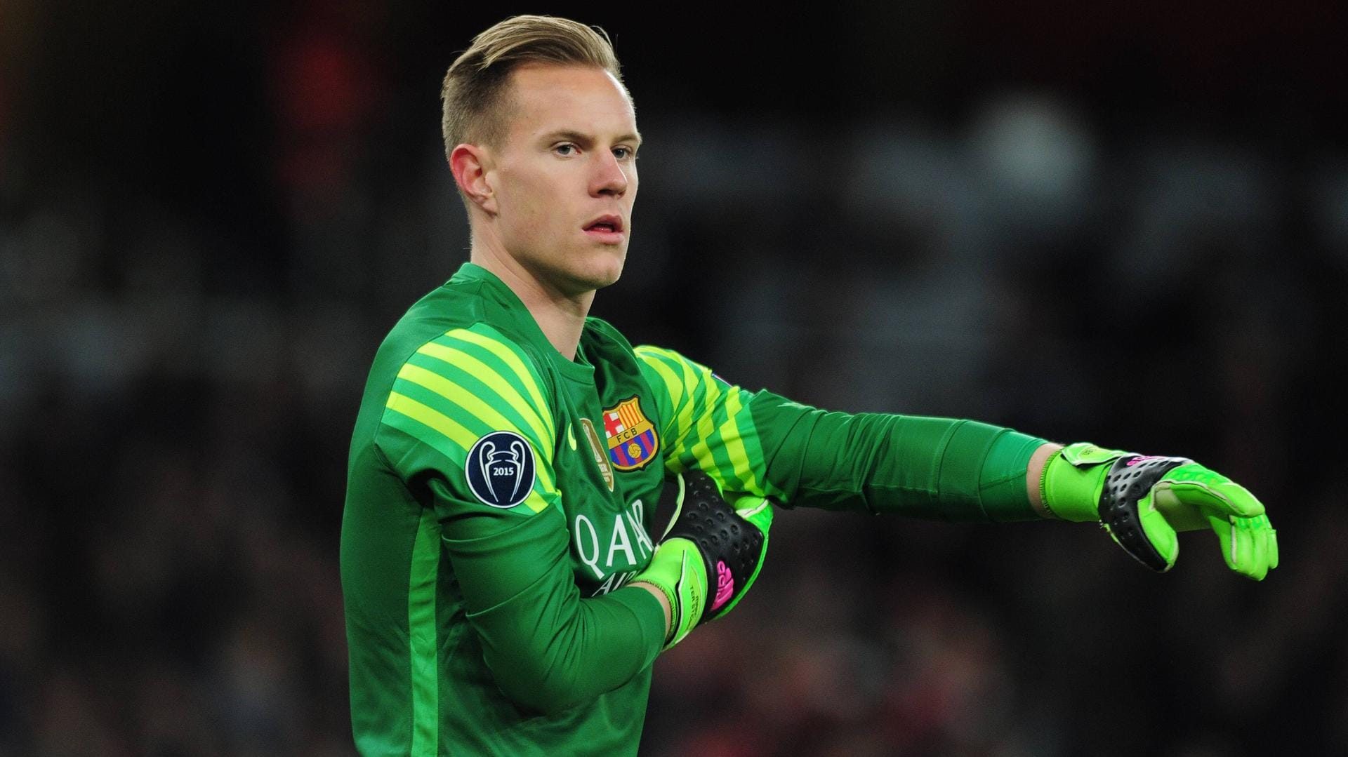 Soll auf dem Wunschzettel zweier Premier-League-Klubs stehen: Nationaltorwart Marc-André ter Stegen. Soll auf dem Wunschzettel zweier Premier-League-Klubs stehen: Nationaltorwart Marc-André ter Stegen.